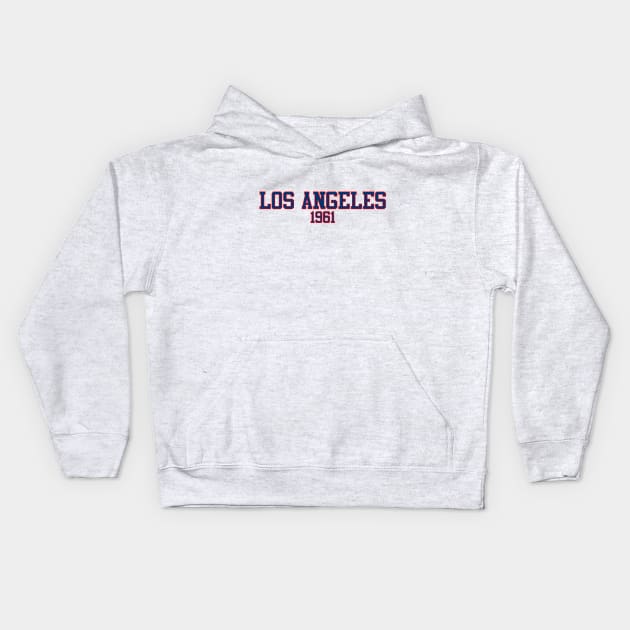 Los Angeles 1961 Kids Hoodie by GloopTrekker